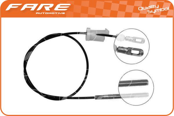 Cable Pull, parking brake (18930)