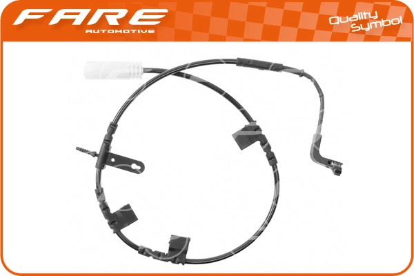 Warning Contact, brake pad wear (9751)