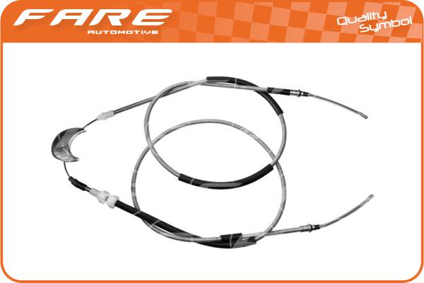Cable Pull, parking brake (18195)