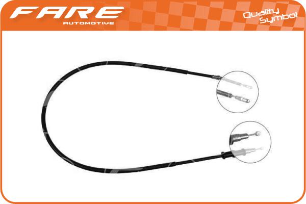 Cable Pull, parking brake (19321)