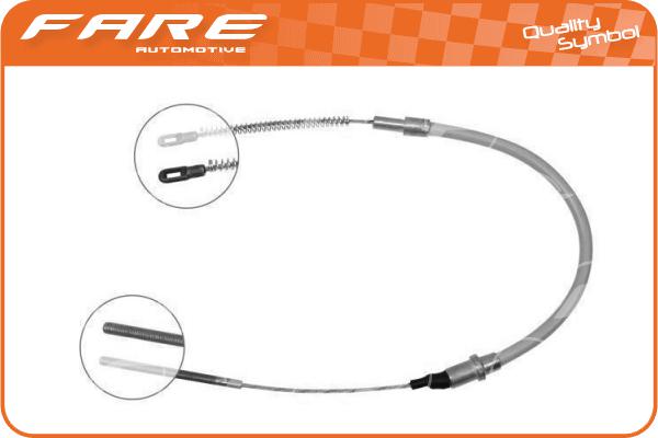 Cable Pull, parking brake (18592)