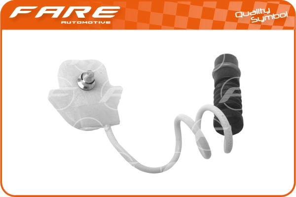 Warning Contact, brake pad wear (9753)