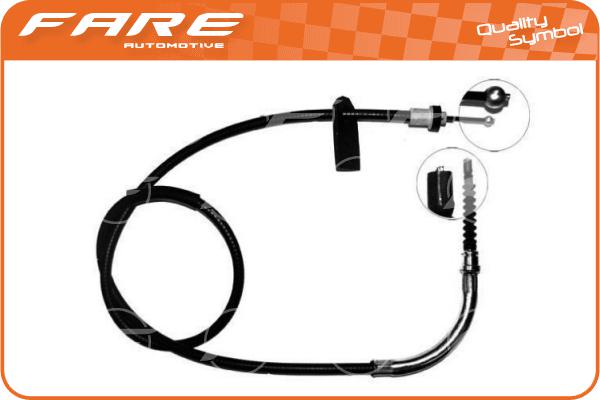 Cable Pull, parking brake (17639)