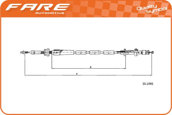Accelerator Cable (25495)
