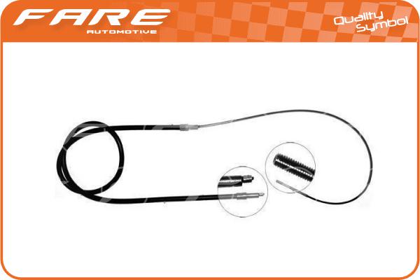 Cable Pull, parking brake (17779)