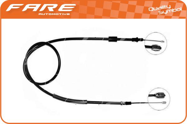 Cable Pull, parking brake (17649)