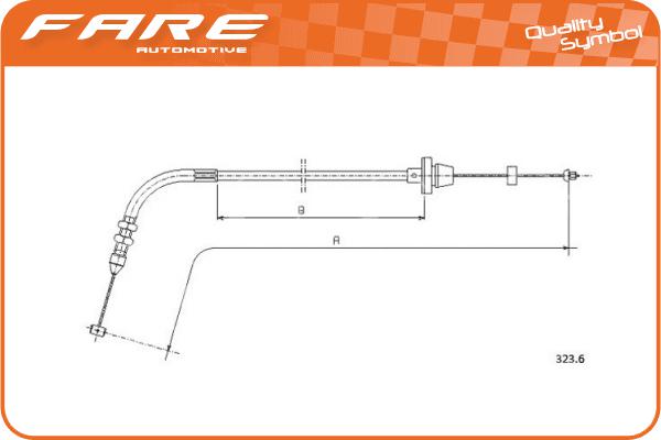 Accelerator Cable (25669)