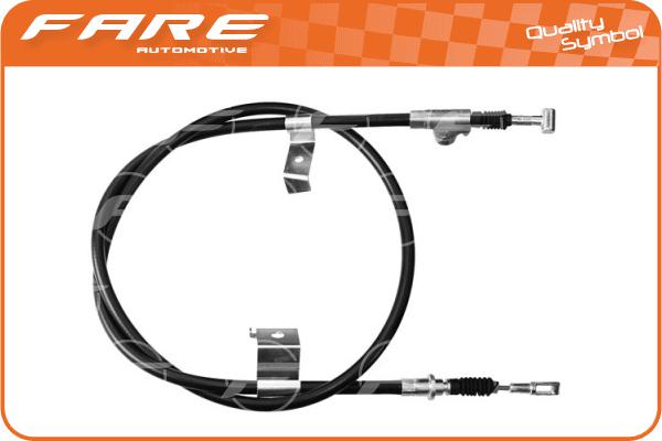 Cable Pull, parking brake (18529)