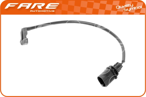 Warning Contact, brake pad wear (9772)