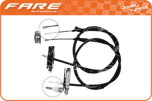 Cable Pull, parking brake (18238)