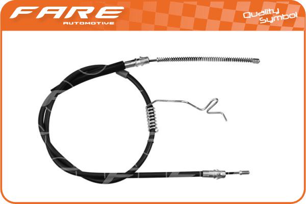 Cable Pull, parking brake (17492)