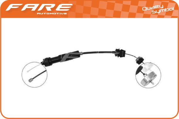 Cable Pull, clutch control (24261)