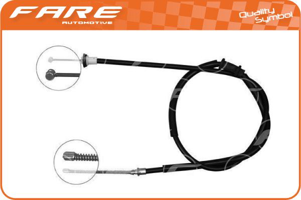 Cable Pull, parking brake (18101)