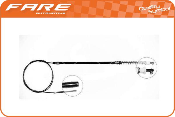 Cable Pull, parking brake (17521)