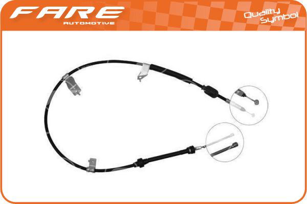 Cable Pull, parking brake (18315)