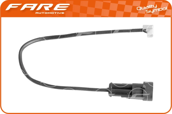 Warning Contact, brake pad wear (11476)