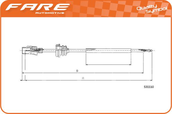 Speedometer Cable (27743)