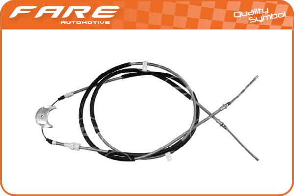 Cable Pull, parking brake (18202)