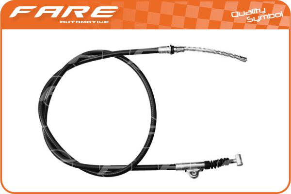 Cable Pull, parking brake (17631)