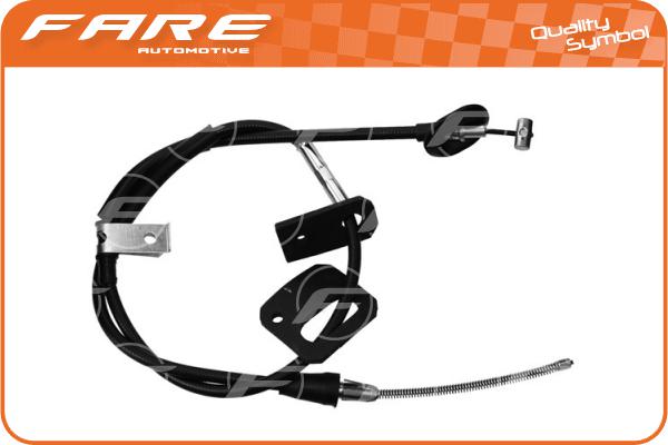 Cable Pull, parking brake (17665)