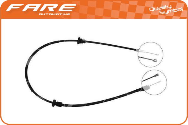 Cable Pull, parking brake (19206)