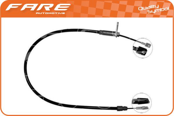 Cable Pull, parking brake (17917)