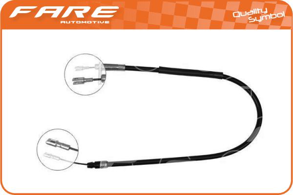 Cable Pull, parking brake (17913)