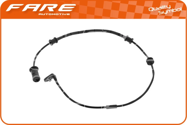 Warning Contact, brake pad wear (9763)