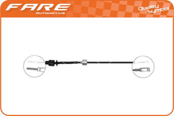 Cable Pull, clutch control (24433)