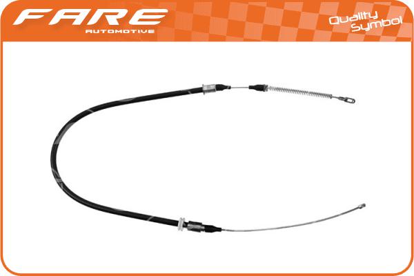 Cable Pull, parking brake (17532)