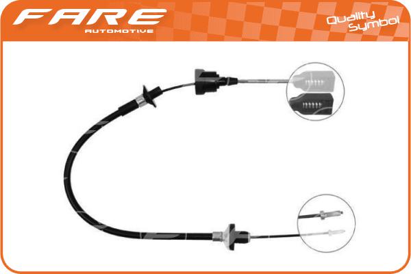 Cable Pull, clutch control (24363)