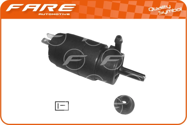Washer Fluid Pump, window cleaning (9714)