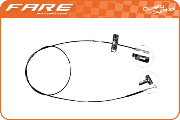 Cable Pull, parking brake (17476)
