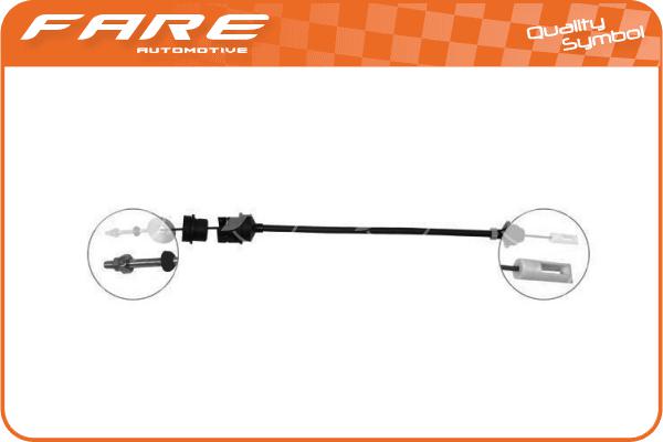 Cable Pull, clutch control (24447)