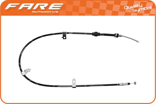 Cable Pull, parking brake (18300)