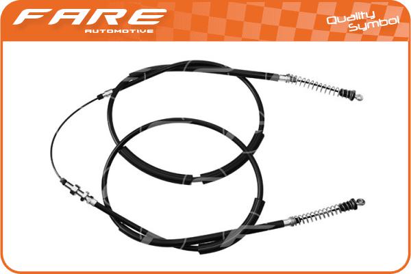 Cable Pull, parking brake (17652)