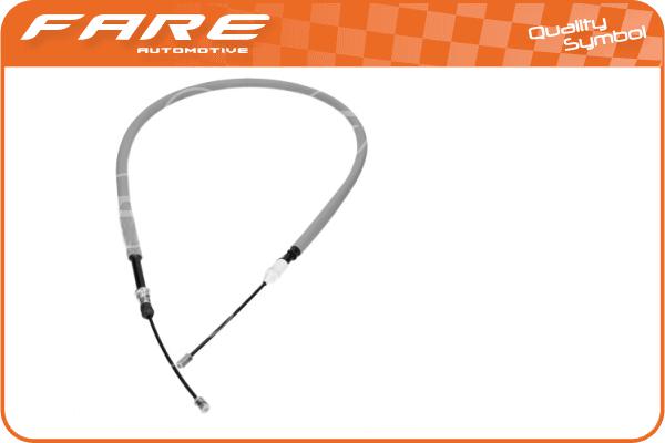 Cable Pull, parking brake (17650)