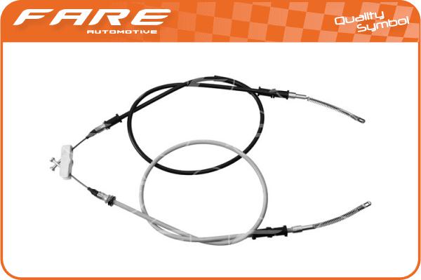 Cable Pull, parking brake (17580)