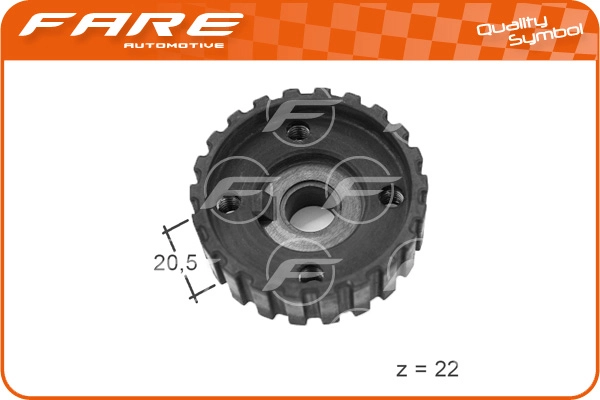 Sprocket, crankshaft (10569)