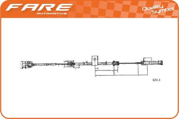 Cable, starter (28578)