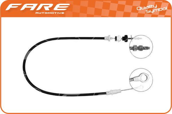 Cable Pull, clutch control (24876)