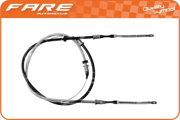 Cable Pull, parking brake (18601)