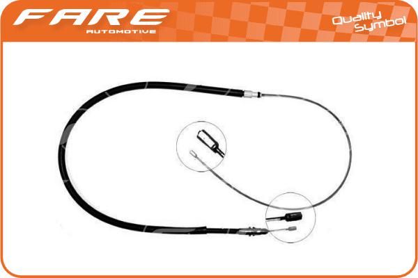 Cable Pull, parking brake (17846)