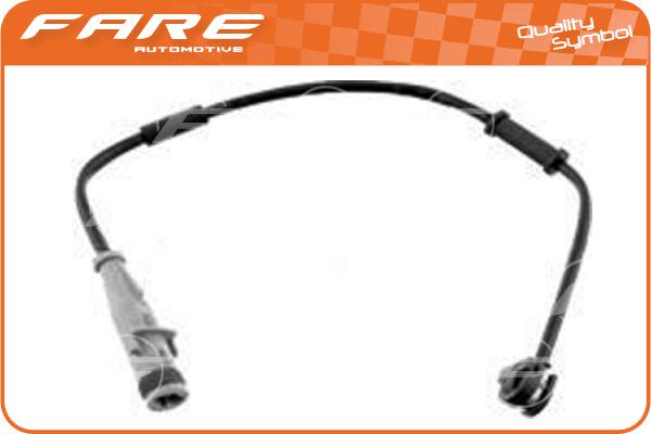 Warning Contact, brake pad wear (9767)