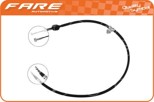 Cable Pull, parking brake (18384)