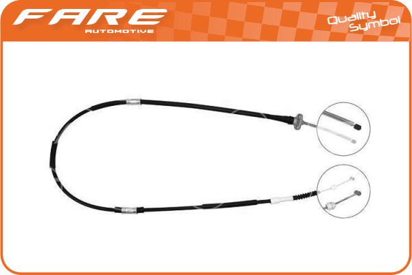 Cable Pull, parking brake (19072)