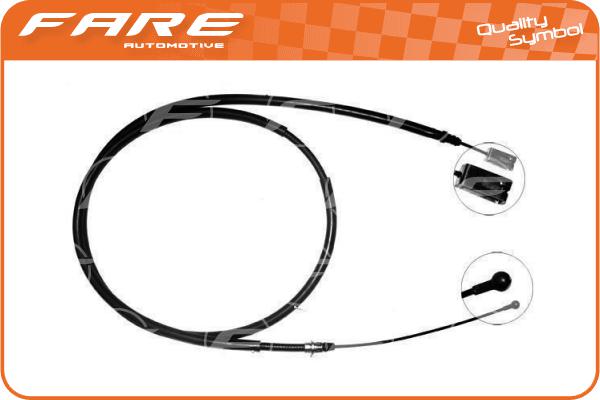 Cable Pull, parking brake (17847)