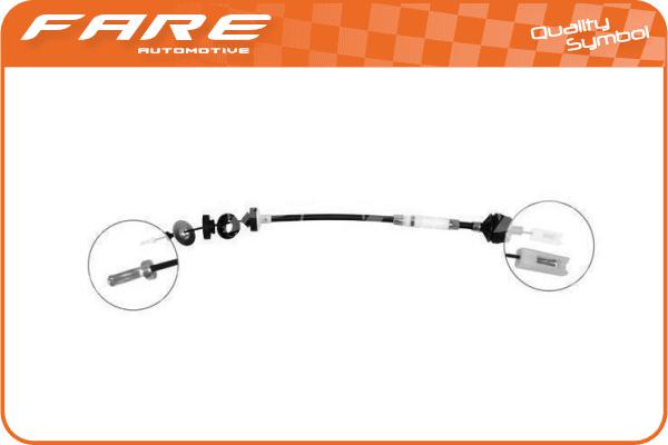 Cable Pull, clutch control (24272)