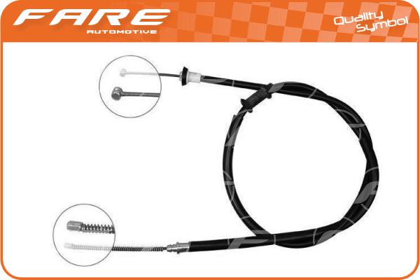 Cable Pull, parking brake (18102)