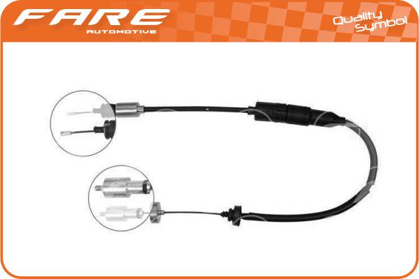 Cable Pull, clutch control (24293)